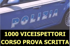 Prova scritta 1000 Vice Ispettori di Polizia 2022